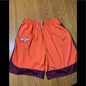 Nike Virginia Tech Hokies basketball shorts ok n size M.